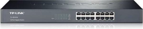 TP-LINK 16-porttinen Gigabit Rackmount verkkokytkin