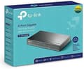 Miniatyrbild 3 av 10: TP-Link 8-portars Gigabit Desktop PoE-switch med 4-portar