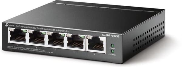 TP-Link 5-Port Gigabit Easy Smart PoE Switch med 4-Port PoE+