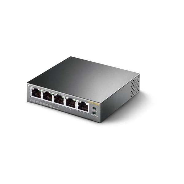 TP-Link 5-porttinen gigabitin pöytätietokoneen PoE-kytkin, jossa on 4 porttia