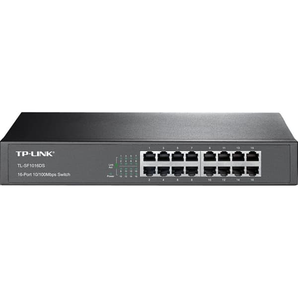 TP-Link TL-SF1024D nätverksswitch Ohanterad Fast Ethernet (10/100) Grå