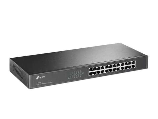 TP-Link TL-SF1024D nätverksswitch Ohanterad Fast Ethernet (10/100) Grå