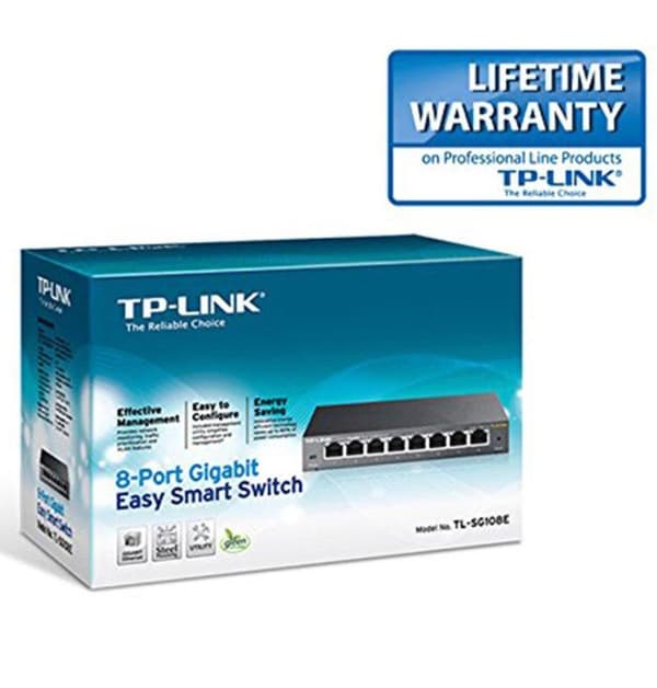 TP-Link 8-portars Gigabit Easy Smart Switch
