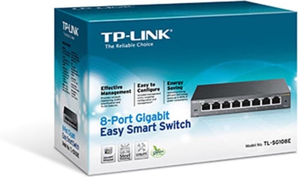 TP-Link 8-portars Gigabit Easy Smart Switch