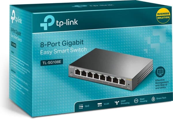 TP-Link 8-portars Gigabit Easy Smart Switch