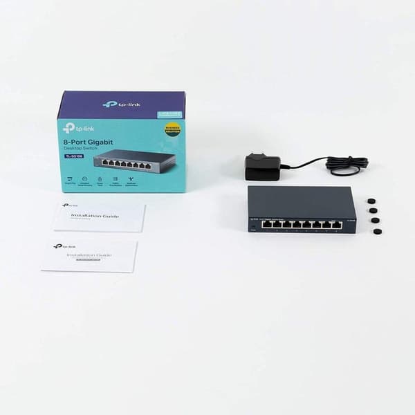 TP-Link 8-portar 10/100/1000 Mbps Desktop Network Switch