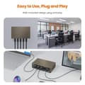 Miniatyrbild 3 av 4: Tenda TEF1105P-4-63W-EU nätverksswitch Fast Ethernet (10/100) Power over Ethernet (PoE) Svart