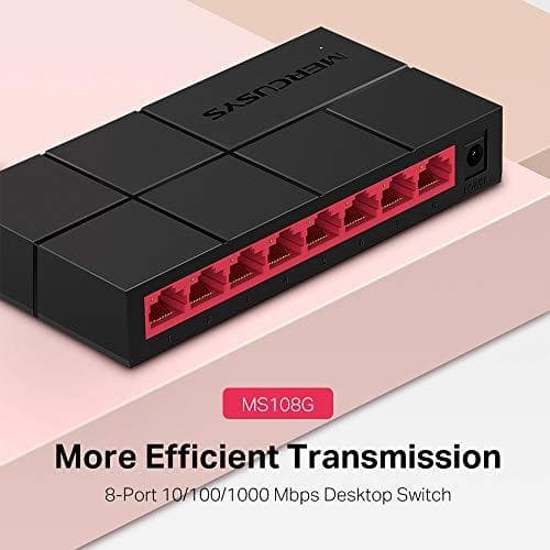 Mercusys 8-ports 10/100/1.000 Mbps Desktop Switch