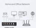 Miniatyrbild 3 av 6: TP-Link 5-portars 10/100/1000 Mbps Desktop Network Switch