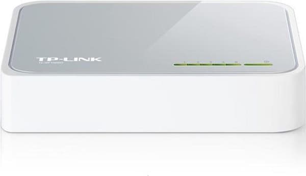 TP-Link TL-SF1005D V15 nätverksswitch Managed Fast Ethernet (10/100) Vit