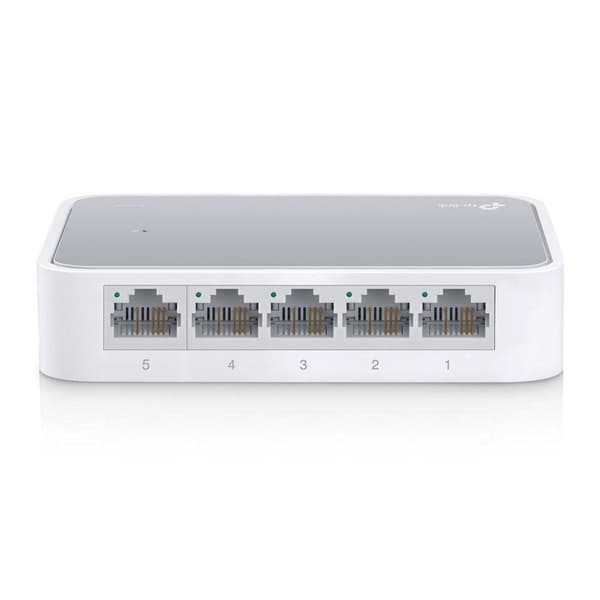 TP-Link TL-SF1005D V15 nätverksswitch Managed Fast Ethernet (10/100) Vit