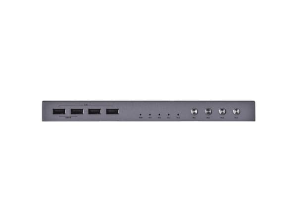 Unitek V306A - KVM / lyd / USB-svitsj - 4 in, 1 out - 4 x KVM / USB - stasjonær
