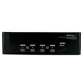 Miniatyrbild 1 av 3: StarTech.com StarView 4-portars DVI KVM USB-switch - 4-portars DVI-switch med USB-hubb - KVM/ljud/USB-switch - USB - 4 x KVM/ljud/USB - 1 lokal använd