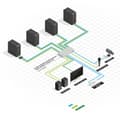Miniatyrbild 4 av 4: LINDY 39305 4 Port DisplayPort 1.2, USB 2.0 & Audio KVM Switch Pro