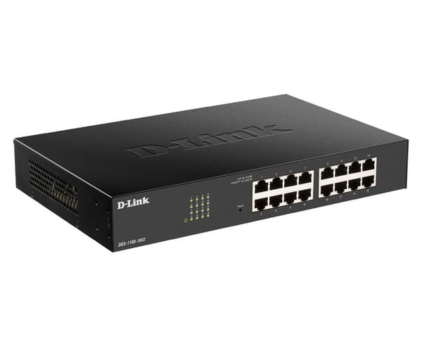 D-Link DGS 1100-24PV2 - Switch - Smart - 24 x 10/100/1000 (12 PoE) - Desktop, rackmonterbar - PoE (100W) (DGS-1100-24PV2)