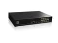 Pikkukuva 3 / 3: LevelOne GEP-1061 verkkokytkin, hallittu L2 Gigabit Ethernet (10/100/1000) Power over Ethernet (PoE) Musta (GEP-1061UUSI VERSIO)