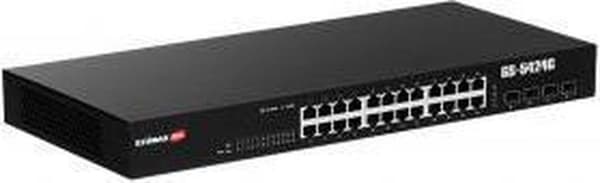 Edimax GS-5424G verkkokytkin Hallittu Gigabit Ethernet (10/100/1000) 1U musta