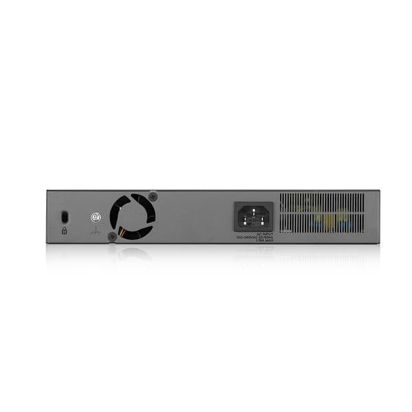 Zyxel GS1350-12HP - Switch - Smart - 8 x 10/100/1000 (PoE+) + 2 x 10/100/1000 (upplänk) + 2 x Gigabit SFP (upplänk) - Desktop, rackmonterbar - PoE+ (1