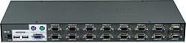 Trendnet 16-Port USB/PS/2 Rack Mount KVM Switch KVM Switch Rack Mount Sort
