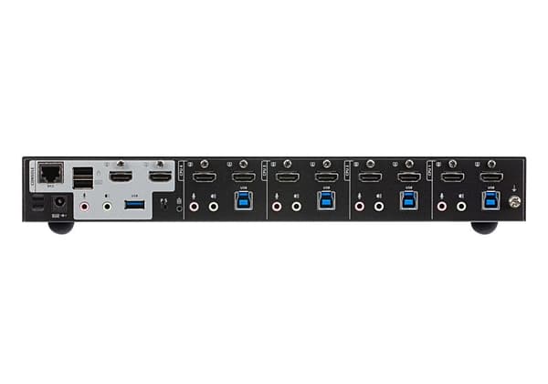 ATEN CS1844 KVMP Switch - KVM/Audio/USB switch - 4 x KVM/Audio/USB - 1 lokal användare - Desktop (CS1844)