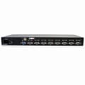 Miniatyrbild 3 av 4: StarTech.com 8-portars rackmonterad USB VGA KVM-switch - 8-portars VGA-switch med ljud och OSD (On-Screen-Display) - KVM/Audio Switch - 8 x KVM/Audio