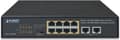 Miniatyrbild 2 av 4: PLANET GSD-1008HP Network Switch Unmanaged Gigabit Ethernet (10/100/1000) Power over Ethernet (PoE) 1U Blå