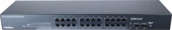 Dexlan 891026 Unmanaged Gigabit Ethernet (10/100/1000) 1U Black Network Switch
