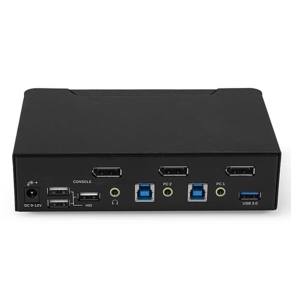 Lindy - KVM/Audio/USB Switch - 2 x KVM/Audio/USB - 1 lokal användare - Desktop (39312)