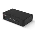 Miniatyrbild 1 av 5: Lindy - KVM/Audio/USB Switch - 2 x KVM/Audio/USB - 1 lokal användare - Desktop (39312)