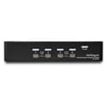 Miniatyrbild 3 av 5: StarTech.com 4-portar DisplayPort KVM-switch - 4K 60Hz - KVM/ljudswitch - 4 x KVM/Audio - 1 lokal användare - Desktop - AC 100-240V
