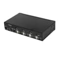 Miniatyrbild 2 av 5: StarTech.com 4-portar DisplayPort KVM-switch - 4K 60Hz - KVM/ljudswitch - 4 x KVM/Audio - 1 lokal användare - Desktop - AC 100-240V