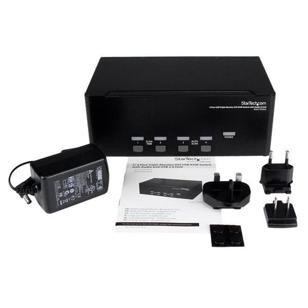 StarTech.com Tangentbordsvideomus (KVM)-omkopplare SV431TDVIUA