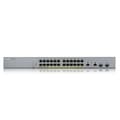 Miniatyrbild 4 av 8: Switch ZyXEL GS1350-26HP-EU0101F 24 Gb 375W 26 portar grå