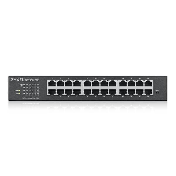 Zyxel GS1900-24E-EU0103F Network Switch Managed L2 Gigabit Ethernet (10/100/1000) 1U Svart (GS1900-24E-EU0103F)