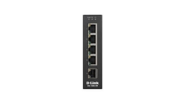 D-Link DIS-100G-5W Unmanaged L2 Gigabit Ethernet (10/100/1000) musta