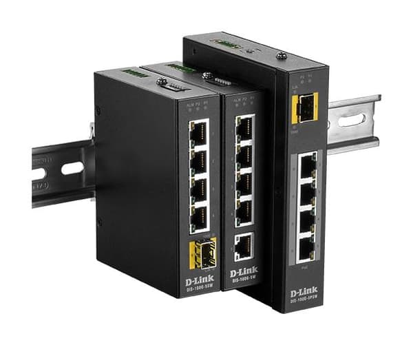 D-Link DIS-100G-5W Unmanaged L2 Gigabit Ethernet (10/100/1000) musta