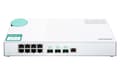 Miniatyrbild 7 av 9: QNAP QSW-308-1C - Switch - Ohanterad - 2 x 10 Gigabit SFP+ + 1 x C 10G-bitars SFP+ + 8 x 10/100/1000 - Desktop