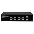 Miniatyrbild 2 av 4: StarTech.com 4 Port Dual Link DVI USB KVM-switch med ljud - DVI KVM Desktop Switch - KVM/Audio/USB Switch - USB - 4 x KVM/Audio/USB - 1 lokal användar