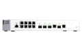 Pikkukuva 3 / 9: QNAP QSW-M408-2C - Kytkin - hallittu - 2 x 10 Gigabit SFP+ + 2 x C 10 G-Bit SFP+ + 8 x 10/100/1000 - Pöytäkone