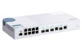 Pikkukuva 5 / 9: QNAP QSW-M408-2C - Kytkin - hallittu - 2 x 10 Gigabit SFP+ + 2 x C 10 G-Bit SFP+ + 8 x 10/100/1000 - Pöytäkone