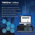 Miniatyrbild 6 av 6: TRENDnet TPE 1620WS 16-portars Gigabit Web Smart PoE+ Switch - Switch - Managed - 16 x 10/100/1000 (PoE+) + 2 x Shared Gigabit SFP - Desktop, Rackmont