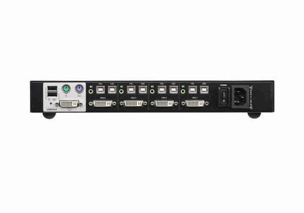 ATEN CS1184D - KVM/Audio Switch - 4 x KVM/Audio - 1 lokal bruger - Desktop (CS1184D-AT-G)