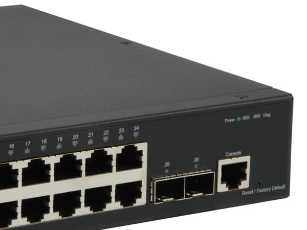 LevelOne GTL-2661 Managed L2 Gigabit Ethernet (10/100/1000) Black Power over Ethernet (PoE)