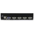 Miniatyrbild 3 av 4: StarTech.com 4-portars VGA / USB KVM-switch - 4-portars VGA KVM-switch med OSD - KVM-switch - USB - 4 x KVM-port(ar) - 1 lokal användare - Desktop (SV