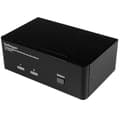 Miniatyrbild 1 av 4: StarTech .com 2-portars DisplayPort Dual Monitor KVM-switch - DisplayPort KVM - 4K 60 Hz - KVM/Audio/USB-switch - 2 portar Denna dubbla DisplayPort KV
