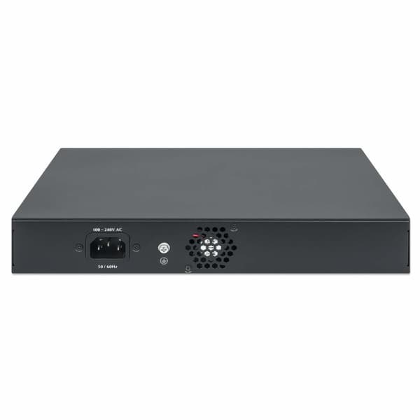 Intellinet 8-porttinen PoE+ Desktop Gigabit Switch - Kytkin - 4 x 10/100/1000 (PoE) + 4 x 10/100/1000 (PoE+) - Telineeseen asennettava - PoE+ (130 W)