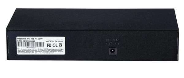 Intellinet 8-Port PoE+ Desktop Switch - Kytkin + 8 x 10/100 PoE+ - Pöytäkone - PoE+ (560764)