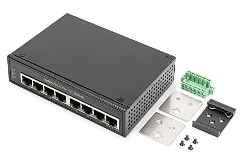 Digitus DN-651108 Verkkokytkin Gigabit Ethernet (10/100/1000) Musta (DN-651108)