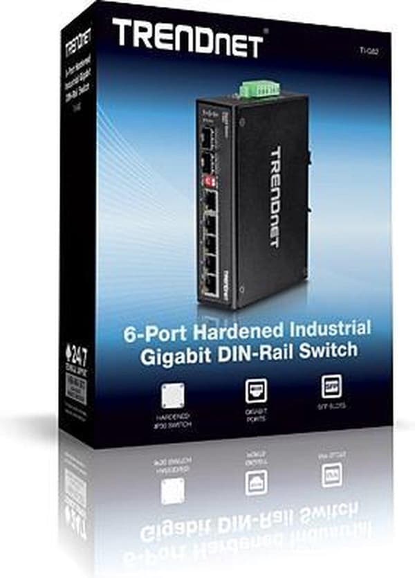 Trendnet TI-G62 verkkokytkin Unmanaged L2 Gigabit Ethernet (10/100/1000) Musta