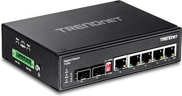 Trendnet TI-G62 verkkokytkin Unmanaged L2 Gigabit Ethernet (10/100/1000) Musta